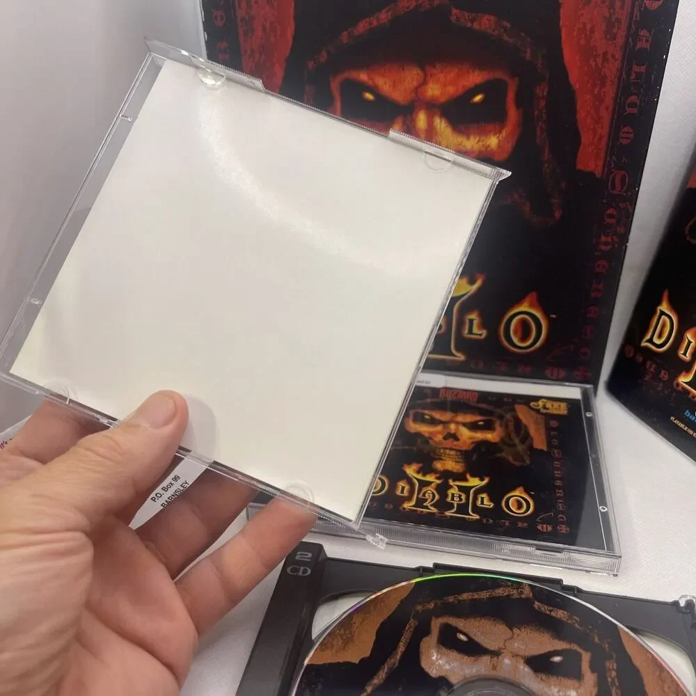 Diablo II 2 Blizzard PC Big Box CIB Complete w/ Manual CD-ROM 2000